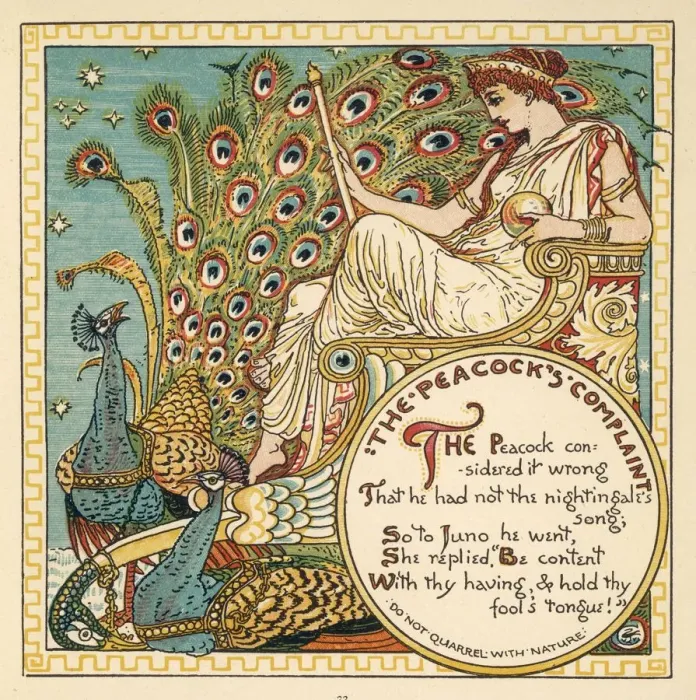 Framed Print : Juno and the Peacock Print