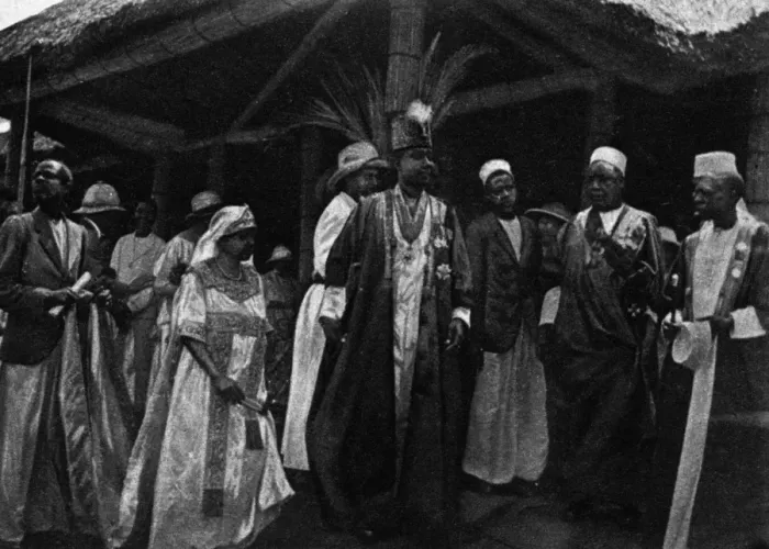 Framed Print : The Kabaka of Buganda with his consort, 1925 Print Framed Print : The Kabaka of Buganda with his consort, 1925 Print