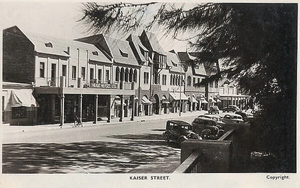 Kaiser Street in Windhoek, south west Africa