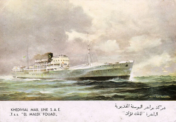 Khedivial Mail Line S. A. E. T. S. S. El Malek Fouad