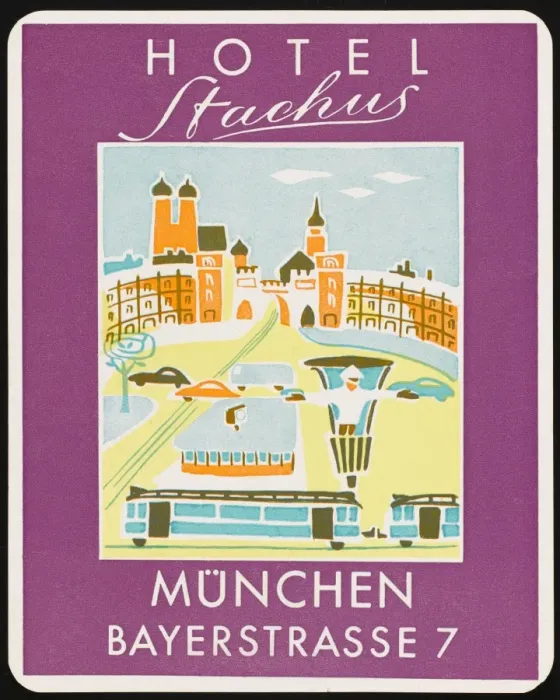 Framed Print : Hotel Stachus Munchen Print Framed Print : Hotel Stachus Munchen Print