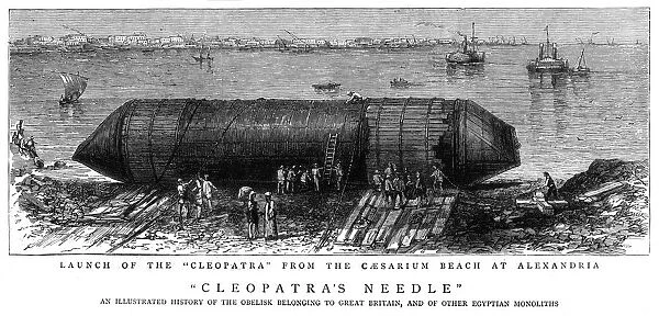 Launching Cleopatras needle, 1877