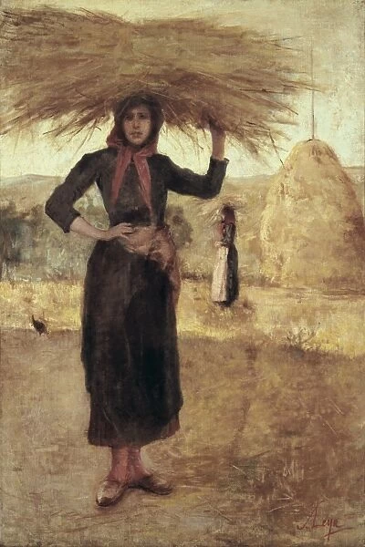 LEGA, Silvestro (1826-1895). Peasant woman with