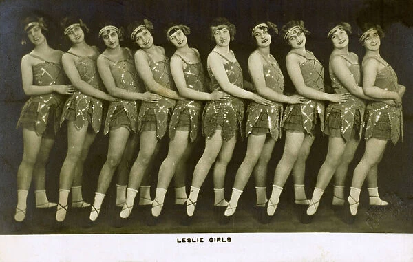 The Leslie Girls dance troupe