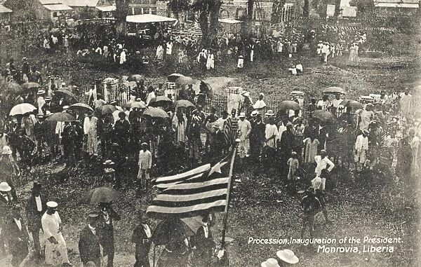 Liberia, Procession for the inauguration of the President