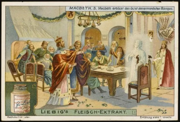 Framed Print : Macbeth Banquet Scene Print Framed Print : Macbeth Banquet Scene Print
