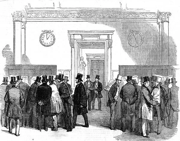 Lloyds Merchant Room, London, 1854