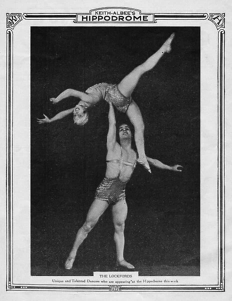 The Lockfords at the Hippodrome Theatre, New York, 1925-26