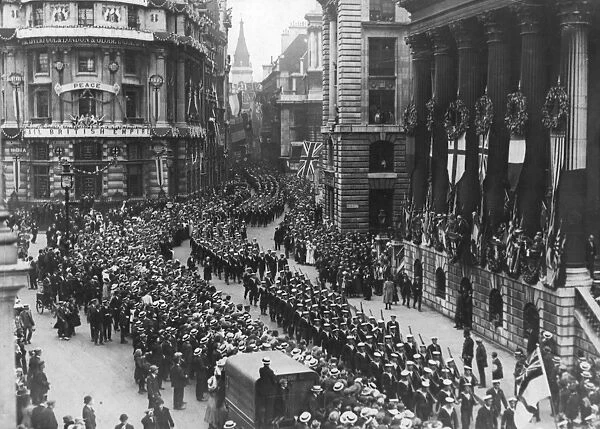London Peace Procession, 19th July 1919