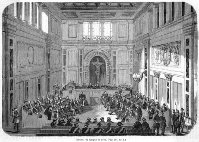 Framed Print : Lyon Conspirators Print Framed Print : Lyon Conspirators Print
