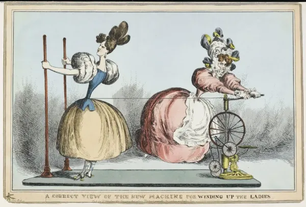 Machine for Tight Lacing Satire Print, circa Art Prints