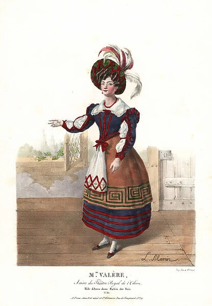 Madame Valere as Anna in Robin des Bois, 1824