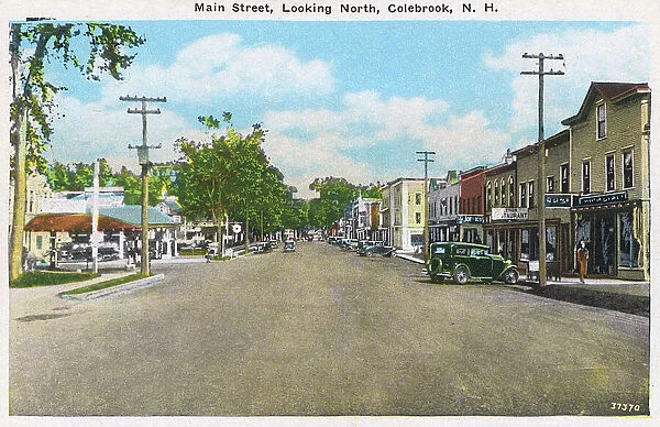 Main Street, Colebrook, New Hampshire, USA