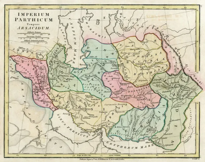 Framed Print : Map of Persia (Iran) Print - 1807