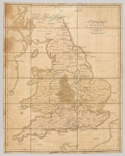 Map - Praehagraphy of England