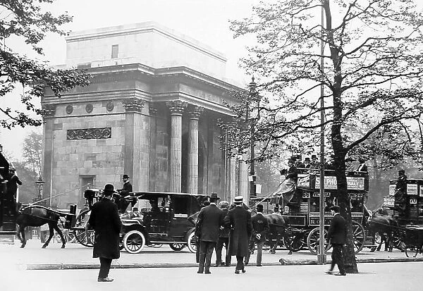 Marble Arch, Hyde Park Corner, London, early 1900s