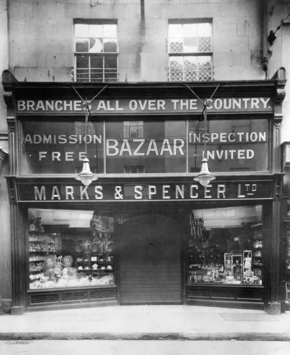 Framed Print : Marks & Spencer Front circa 1910 Print Framed Print : Marks & Spencer Front circa 1910 Print