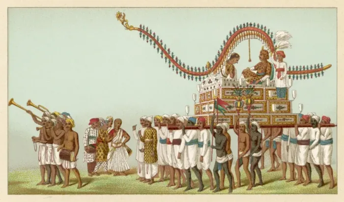 Framed Print : Mary Evans Print: Marriage Procession