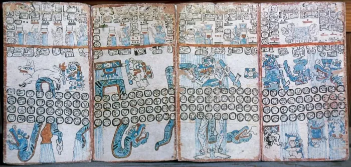 Framed Print : Madrid Codex (Codex Tro-Cortesianus) Print, Postclassic Period Framed Print : Madrid Codex (Codex Tro-Cortesianus) Print, Postclassic Period