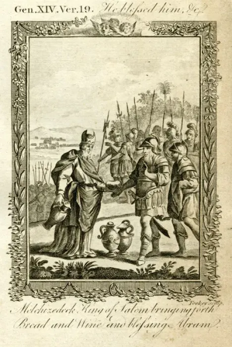 Framed Print : Melchizedek Bringing Forth Bread and Wine Print, 1787 Framed Print : Melchizedek Bringing Forth Bread and Wine Print, 1787