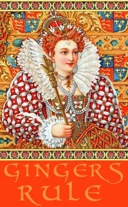 Framed Print : Ginger Royalty: Queen Elizabeth I Print Framed Print : Ginger Royalty: Queen Elizabeth I Print