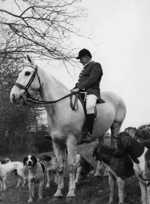 Framed Print : Print of Master of the South Devon Foxhounds Framed Print : Print of Master of the South Devon Foxhounds