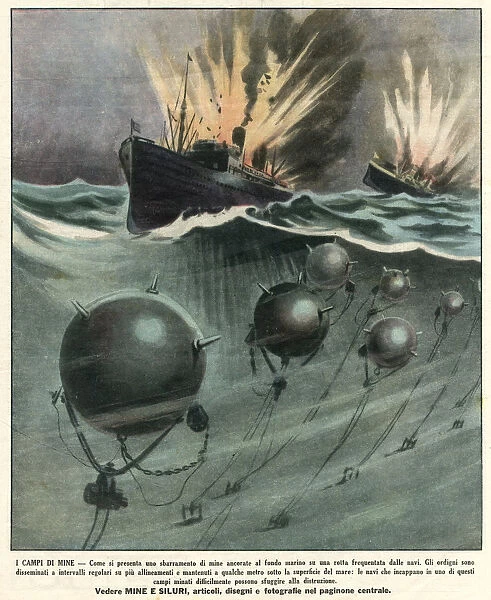 MINEFIELD AT SEA 1939