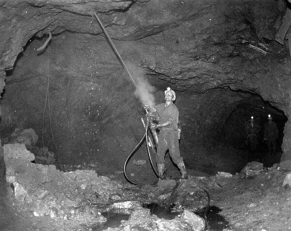 Miner at Geevor Tin Mine, Pendeen, Cornwall