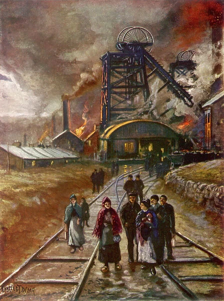 Miners Coming to Work