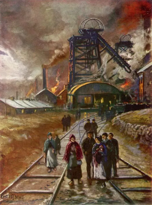 Framed Print : Early Morning Miners Print Framed Print : Early Morning Miners Print