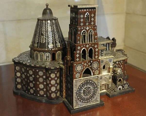 Model of the Chruch of the Holy Sepulcher. 17th-18th century