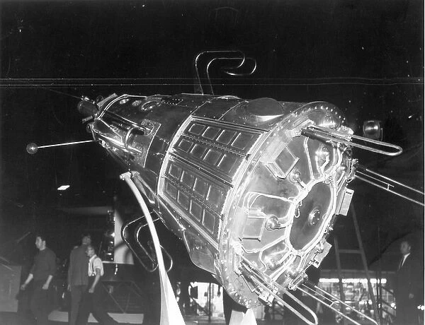 A model of Sputnik III at Earls Court July 1961