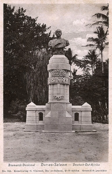 Monument to Bismarck, Dar-es-Salaam, East Africa