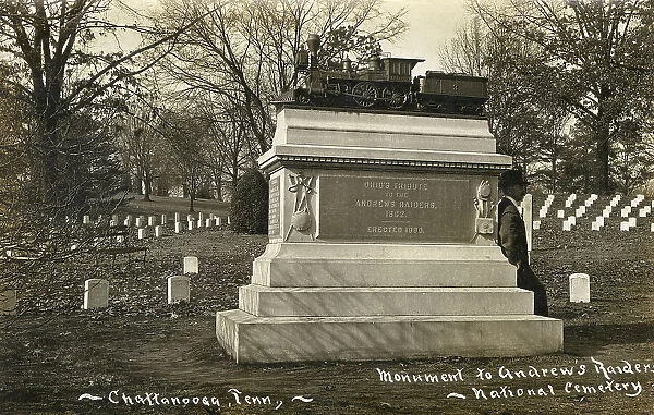 Monument in National Cemetery, Chattanooga, Tennessee, USA