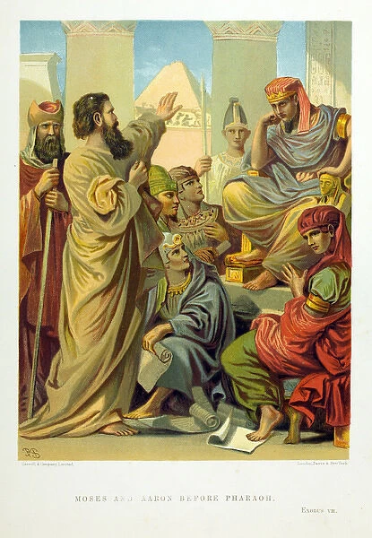 Moses and Aaron before the Pharaoh