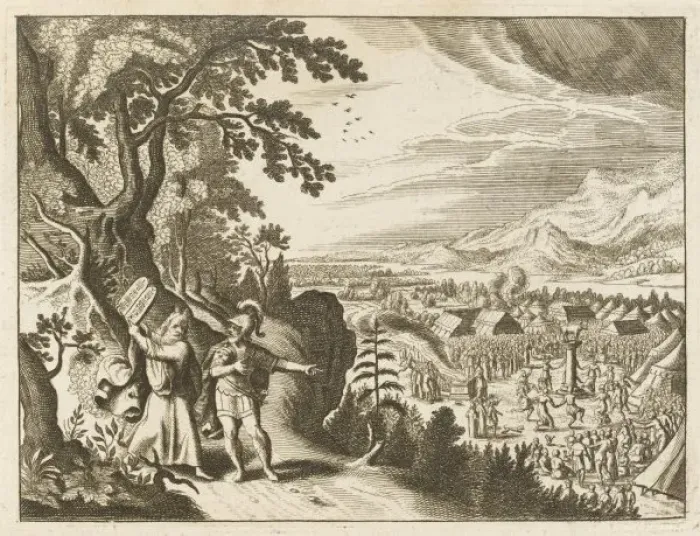 Framed Print : Mary Evans Print: Moses Breaking the Tablets