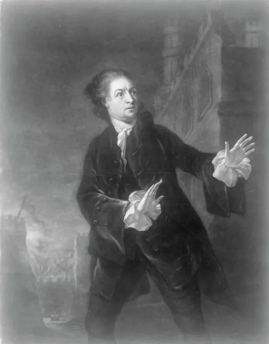 Framed Print : David Garrick in Hamlet, 1754 Print Framed Print : David Garrick in Hamlet, 1754 Print