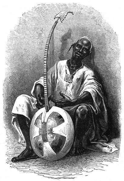 A musician of Senegal, West Africa