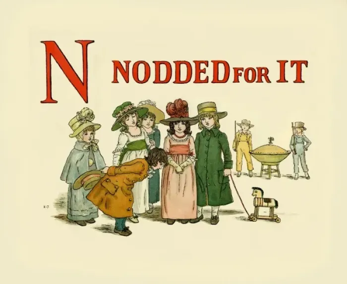 Framed Print : Mary Evans Print: Nodded for it Framed Print : Mary Evans Print: Nodded for it