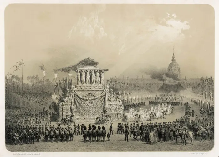 Framed Print : Napoleon I Ashes Return Print Framed Print : Napoleon I Ashes Return Print