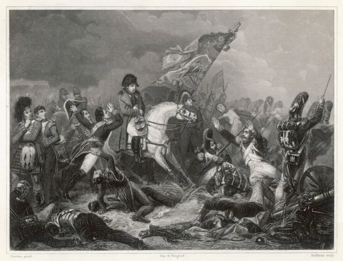 Framed Print : Napoleon on the Battlefield Print Framed Print : Napoleon on the Battlefield Print