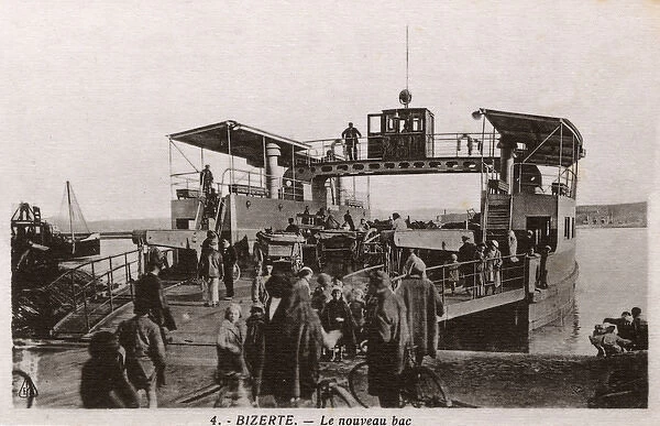 New ferry at Bizerte (Bizerta), Tunisia, North Africa