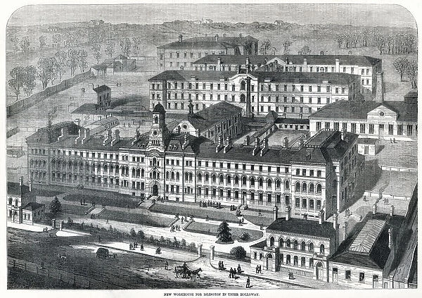 New Workhouse, Upper Holloway, London 1870