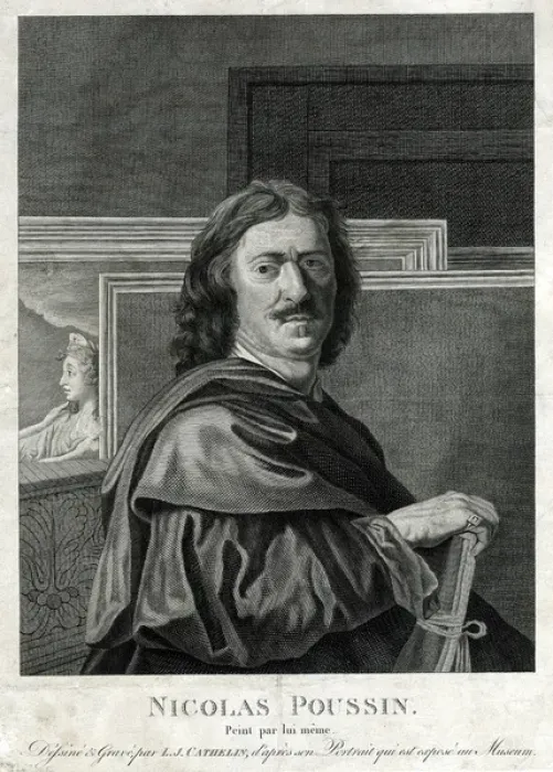 Framed Print : Nicholas Poussin Print: French Master Painter 1594-1665 Framed Print : Nicholas Poussin Print: French Master Painter 1594-1665