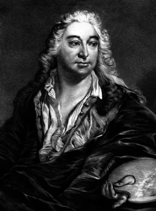 Framed Print : Nicolas Bertin Holding Palette, 18th Century Oil Print Framed Print : Nicolas Bertin Holding Palette, 18th Century Oil Print