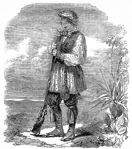 Noco-shimatt-tash-tanaki, Chief of the Seminole, c. 1858