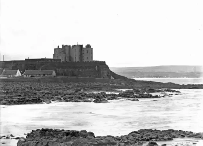 Framed Print : Early 20th Century Print of O Haras Castle, Portstewart Framed Print : Early 20th Century Print of O Haras Castle, Portstewart