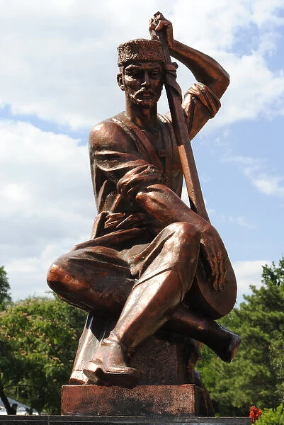 Omer Gezlevi statue. Yevpatoria. Ukraine