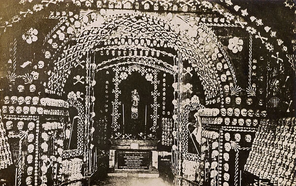 Ossuary Chapel of skulls - Valletta, Malta