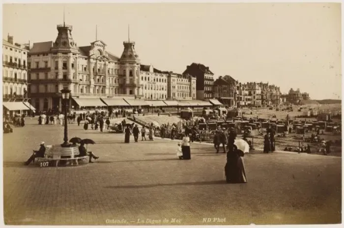 Framed Print : Ostend Sea Front Print